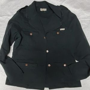 Max Studio Military Style jacket denim
